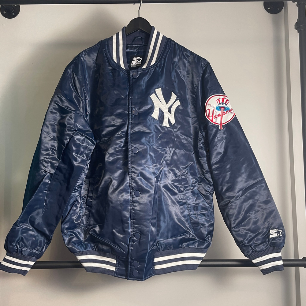 Men's Starter Black Label New York Yankees Jacket Size XL